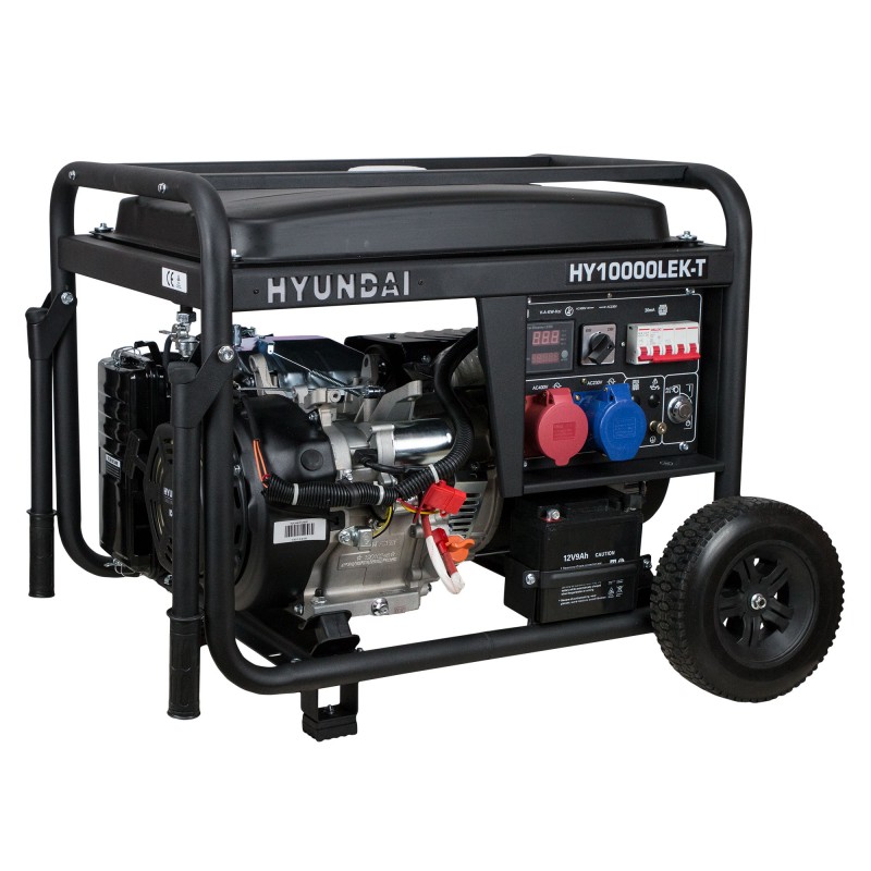 Generador gasolina trifásico y monofásico full power HY1000LEKT HYUNDAI