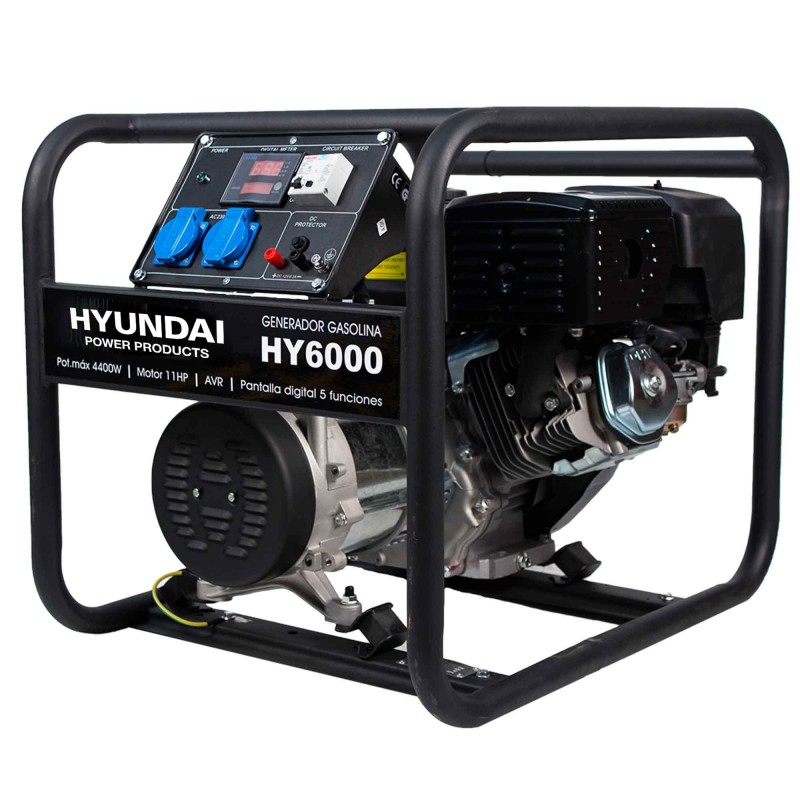 Generador Monofásico Gasolina Hyundai HY6000