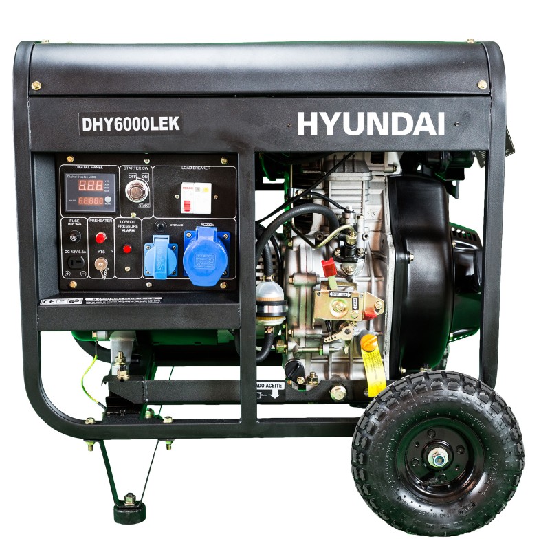 DHY6000LEK Generador Diésel Monofásico Abierto 5,5KW